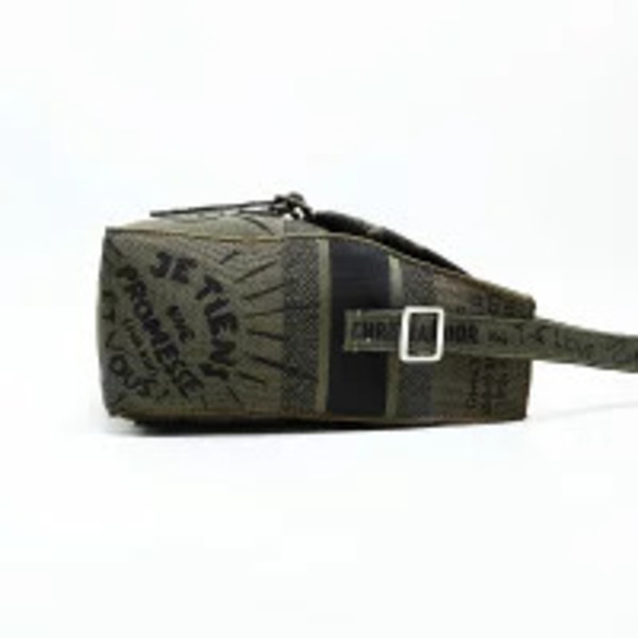 Christian Dior Camp Jacquard Shoulder Bag Green main image 11